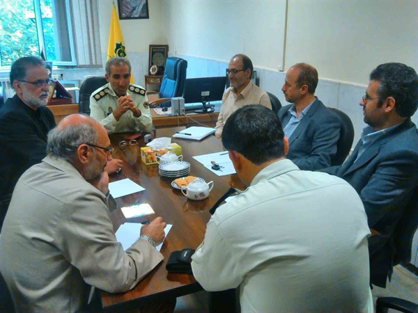 جلسه هماهنگی مدیران کاروان های حج تمتع استان با پلیس فرودگاه اردبیل 