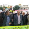حضور کارکنان و کارگزاران زیارتی حج و زیارت اردبیل در راهپیمایی روز قدس