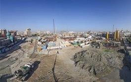 تکمیل عملیات حفاری صحن حضرت زینب(س) در آستان مطهر حسینی